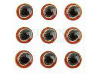 3D fishing lure eyes 4mm - Red