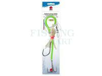 Dega Hake and Ling Leader for fish pieces - Single hook + Treble hook