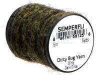 Przędza Semperfli Dirty Bug Yarn 5m 5yds - Dark Olive (Dirty)