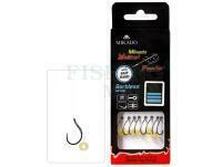 Przypony Mikado Method Feeder Rigs Barbless MF13 z gumką 10cm - #6