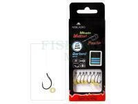 Mikado Method Feeder Rigs Barbed MF13 with bait band 10cm - #6