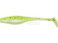 Soft baits Dragon Belly Fish Pro  6cm - Pearl Chartreuse / Black glitter