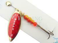 Spinner Mepps Aglia Long Redbo #3 | 11.5g - Gold