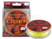 Braided Line Fishing Empire Lider X4 150m fluo yellow - 0.10mm