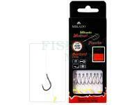 Przypony Mikado Method Feeder Rigs Monofilament Chinu z Push Stop 10cm - #10