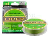 Braided Line Fishing Empire Lider X4 100m green - 0.16mm