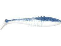 Soft baits Dragon Lunatic Pro 7.5cm - White/Clear | Blue Glitter