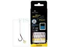 Mikado Method Feeder Rigs Braid Chinu with bait band 10cm - #10