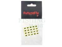 Oczka Future Fly 3D Epoxy Eyes Teardrop 7mm - FL. Yellow