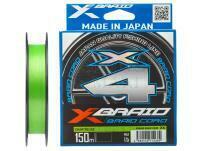 Braided Line YGK X-Braid Braid Cord X4 150m - #1.0/0.165mm 18lb/8.1kg