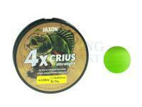 Braided Line Jaxon Crius 4X Ultralight Flash Green 150m - 0.042mm