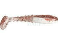 Soft baits Dragon Invader Pro  5cm - White/Clear - red glitter