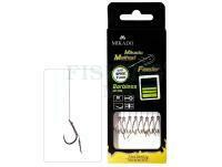 Mikado Method Feeder Rigs Barbless X-Tra Strong with spike 10cm - #10