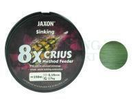 Braided Line Jaxon Crius 8x Method Feeder Sinking 150m - 0.16mm