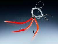 Balzer 71 Grad Nord Cod And Coalfish Rig 130cm japan red - 3 x 7/0