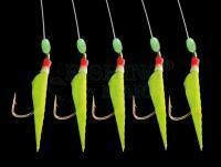 Zestaw morski Dega Herring-Rig 5 arms - luminous dots - L